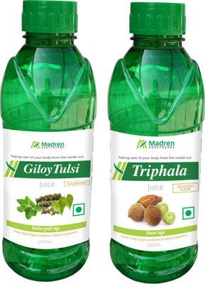 

Madren Healthcare Giloy Tulsi 1 Ltr & Triphala Juice 1 Ltr(2 x 1000 ml)