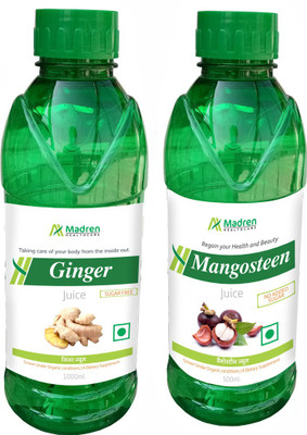 

Madren Healthcare Ginger 1 Ltr & Mangosteen Juice 500 ml(2 x 750 ml)