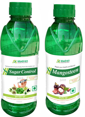 

Madren Healthcare Sugar Care 1 Ltr & Mangosteen Juice 500 ml(2 x 750 ml)