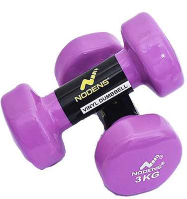 

NODENS Vinyl Dumbell Fixed Weight Dumbbell(3 kg)