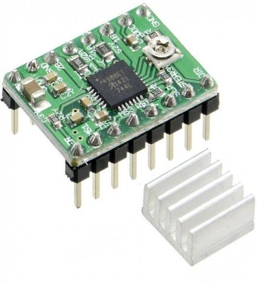 

VGS MARKETINGS A4988 Stepper Motor Driver Module Stepstick for 3D Printer RepRap Prusa CNC DIY A4988 Stepper Motor Driver Module With Heat sink Micro Controller Board Electronic Hobby Kit