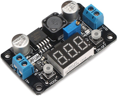 

VGS MARKETINGS LM2596 Voltmeter DC - DC Step Down Adjustable Power SuppLY MODULE FOR AURDINO LM 2596S Adjustable Power Supply Module WiTH Display Power Supply Electronic Hobby Kit