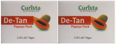 

Curista Naturals De Tan Papaya Pack Combo, 70g each(140 g)
