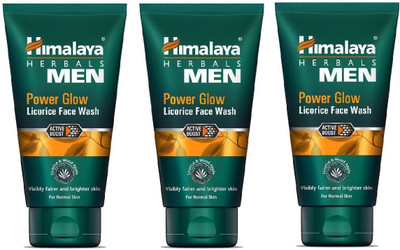 

Himalaya POWER GLOW Licorice Face Wash (50 ml) PACK OF 3 Face Wash(150 ml)