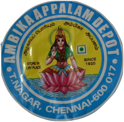 

Ambika Appalam Appalam No 5 (Set of 3), Chennai 150 gm … 150 nos(Pack of 3)