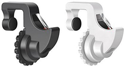 

STOCKHAWKERS (Set Of 2Pcs) Gaming Trigger Fire Button Aim Key Mobile Games Gaming Controller L1R1 Shooter Controller Gaming Accessory Kit(Black, White, For iOS, Android)