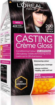 

L'Oreal Casting Creme Gloss Hair Color(Ebony Black 200)