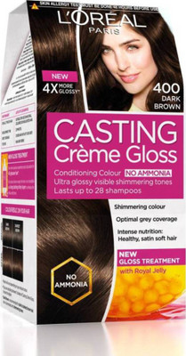 

L'Oreal Casting Creme Gloss Hair Color(Dark Brown 400)