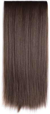 

myasa Brown Straight Extension Hair Extension