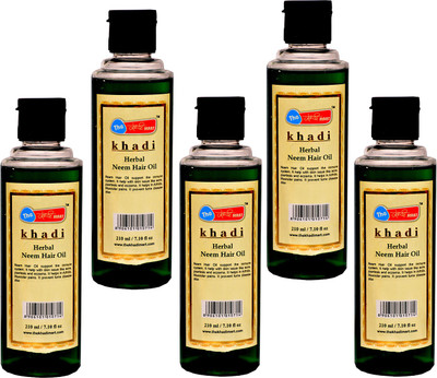 

The khadi mart Neem oil pack off 5 Hair Oil(1050 ml)