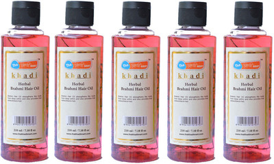 

The khadi mart Brahmi hair oil pack off 5 Hair Oil(1050 ml)