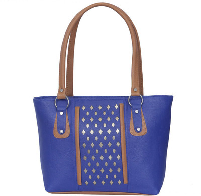 

Janta Soft Shoulder Bag(Blue, Tan)