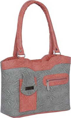 

Janta Soft Shoulder Bag(Grey, Pink)