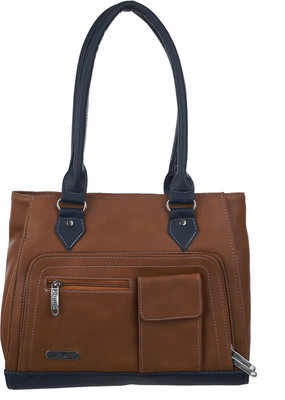 

FD Fashion Soft Luggage Shoulder Bag(Brown, Blue), Blue;brown