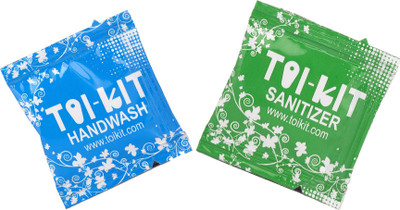 

TOIKIT TOIKIT-Hand wash 1.5ml and Hand Santizer 1ml Sachets (Pack of 100 each)(1 ml, Pouch, Pack of 100)