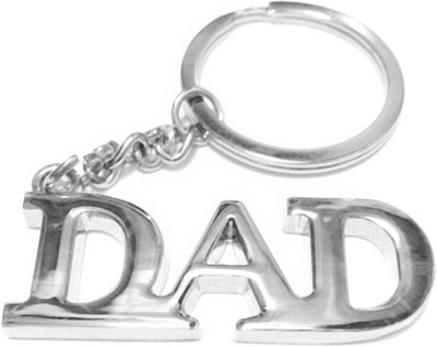 

Jakha DAD / Fathers Day Gift Metal Key Chain for Men Women Boys Girls Car Bike | Bike | Home | Shop | Office Key Chain (Silver) Key Chain