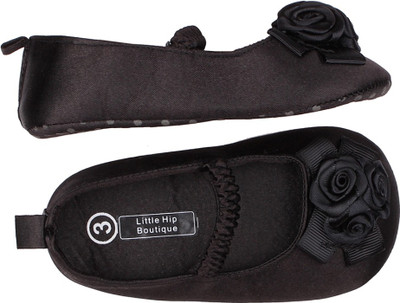 

Little Hip Boutique Girls Slip on Ballerinas(Black