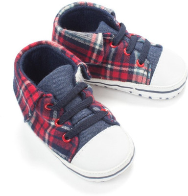 

Little Hip Boutique Boys & Girls Lace Sneakers(Red, Red & blue