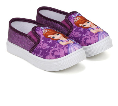

Disney Princess Girls Slip on Sneakers(Purple