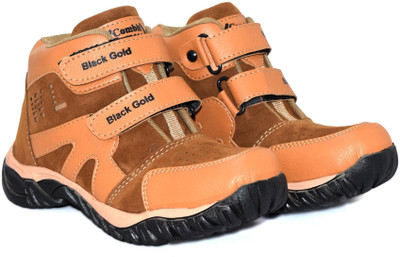 

D'zigners Boys Velcro Casual Boots(Beige