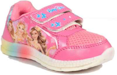 

Leon Girls Velcro Running Shoes(Pink