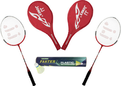 

Jonex Greatest Muscle Power Badminton Rackets with Shuttlecock (10pcs) Badminton Kit