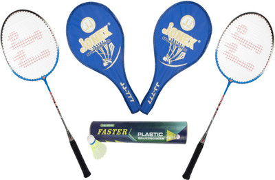 

Jonex 777 Badminton Rackets with Faster Shuttlecocks (10 pcs) Badminton Kit