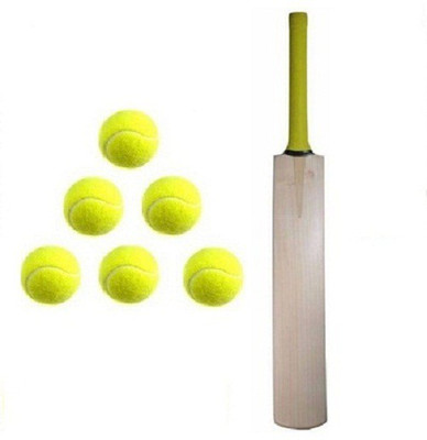 

RSSSTORE PLANE POPULER WILLOW BAT (1BAT+6BALL) Cricket Kit