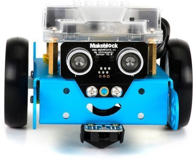 

MAKEBLOCK MBOT V1.1 - BLUE - BLUETOOTH VERSION - STEM EDUCATION - ARDUINO - SCRATCH 2.0 - PROGRAMMABLE ROBOT KIT FOR KIDS TO LEARN CODING(Blue, Black)