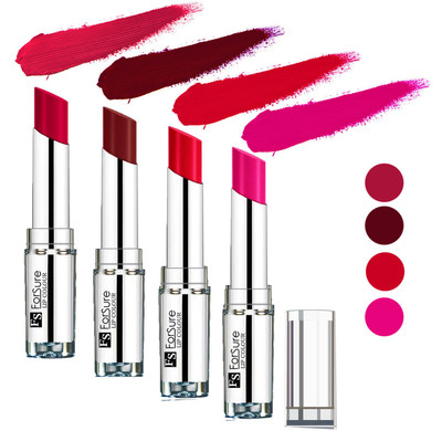 

Forsure Wine,Ruby Red,Rose Pink,Magenta Silky & Soft Touch VELVET MATTE LIPSTICK(Wine,Ruby Red,Rose Pink,Magenta, 16 g)