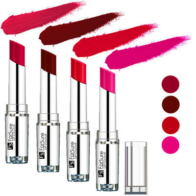 

Forsure Ruby Red,Rose Pink,Magenta,Maroon Silky & Soft Touch VELVET MATTE LIPSTICK(Ruby Red,Rose Pink,Magenta,Maroon, 16 g)
