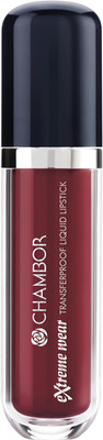 

Chambor Extreme Wear Transferproof Liquid Lipstick(Nocturne 406, 6 ml)