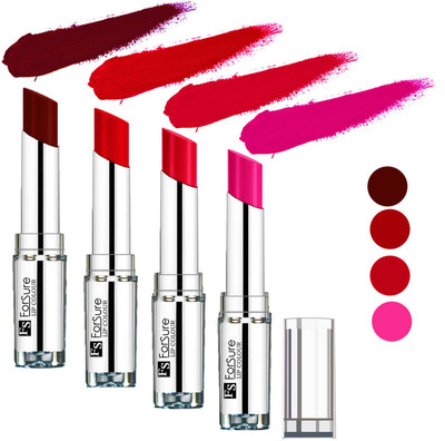 

Forsure Ruby Red,Rose Pink,Maroon,Romantic Red Silky & Soft Touch VELVET MATTE LIPSTICK(Ruby Red,Rose Pink,Maroon,Romantic Red, 16 g)