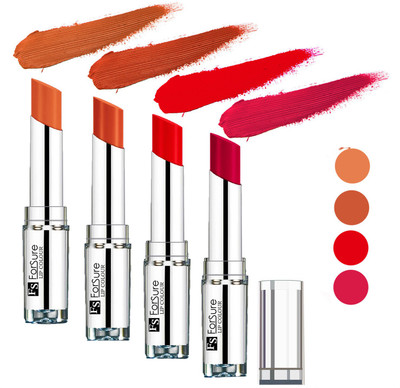 

Forsure Nude,Brick Nude,Hot Red,Magenta Silky & Soft Touch VELVET MATTE LIPSTICK(Nude,Brick Nude,Hot Red,Magenta, 16 g)