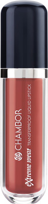 

Chambor Extreme Wear Transferproof Liquid Lipstick(Rose Boudoir 483, 6 ml)