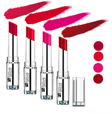 

Forsure Ruby Red,Rose Pink,Sweet Red,Magenta Silky & Soft Touch VELVET MATTE LIPSTICK(Ruby Red,Rose Pink,Sweet Red,Magenta, 16 g)