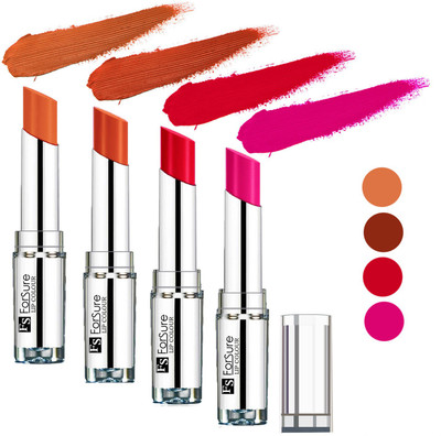 

Forsure Ruby Red,Rose Pink,Nude,Brick Nude Silky & Soft Touch VELVET MATTE LIPSTICK(Ruby Red,Rose Pink,Nude,Brick Nude, 16 g)
