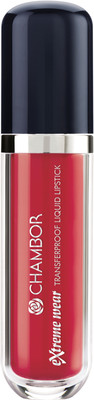 

Chambor Extreme Wear Transferproof Liquid Lipstick(Fiery Red 431, 6 ml)