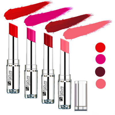 

Forsure Rose Pink,Sweet Red,Peach,Hot Red Silky & Soft Touch VELVET MATTE LIPSTICK(Rose Pink,Sweet Red,Peach,Hot Red, 16 g)
