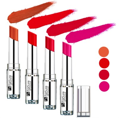 

Forsure Ruby Red,Rose Pink,Brick Nude,Hot Red Silky & Soft Touch VELVET MATTE LIPSTICK(Ruby Red,Rose Pink,Brick Nude,Hot Red, 16 g)