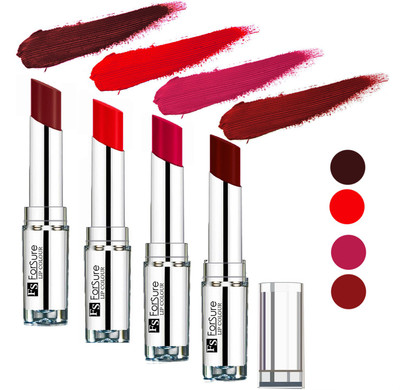 

Forsure Hot Red,Magenta,Maroon,Wine Silky & Soft Touch VELVET MATTE LIPSTICK(Hot Red,Magenta,Maroon,Wine, 16 g)