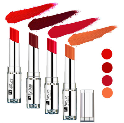 

Forsure Nude,Orange,Wine,Ruby Red Silky & Soft Touch VELVET MATTE LIPSTICK(Nude,Orange,Wine,Ruby Red, 16 g)