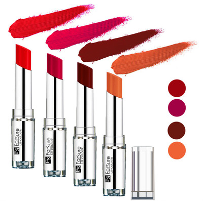 

Forsure Nude,Hot Red,Magenta,Maroon Silky & Soft Touch VELVET MATTE LIPSTICK(Nude,Hot Red,Magenta,Maroon, 16 g)