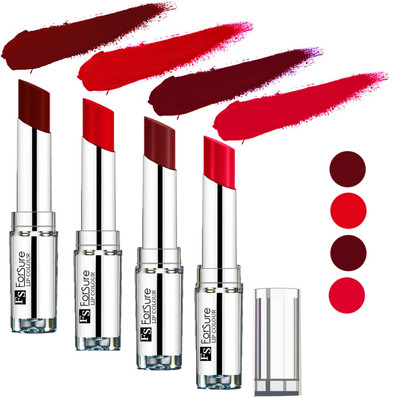 

Forsure Wine,Ruby Red,maroon,Romantic Red Silky & Soft Touch VELVET MATTE LIPSTICK(Wine,Ruby Red,Maroon,Romantic Red, 16 g)