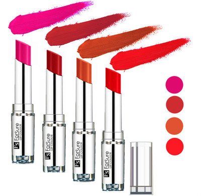 

Forsure Brick Nude,Hot Red,Rose Pink,Sweet Red Silky & Soft Touch VELVET MATTE LIPSTICK(Brick Nude,Hot Red,Rose Pink,Sweet Red, 16 g)
