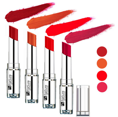 

Forsure Brick Nude,Hot Red,Magenta,Sweet Red Silky & Soft Touch VELVET MATTE LIPSTICK(Brick Nude,Hot Red,Magenta,Sweet Red, 16 g)