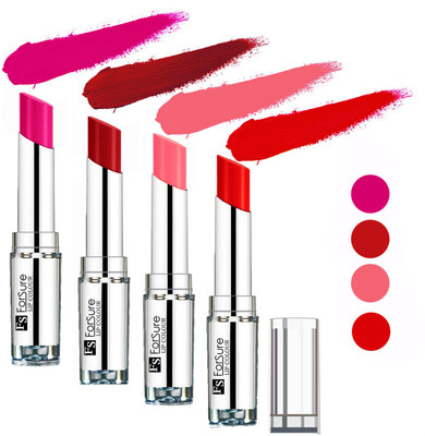 

Forsure Orange,Rose Pink,Sweet Red,Peach Silky & Soft Touch VELVET MATTE LIPSTICK(Orange,Rose Pink,Sweet Red,Peach, 16 g)