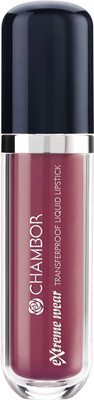 

Chambor Extreme Wear Transferproof Liquid Lipstick(Fall in Rose 404, 6 ml)