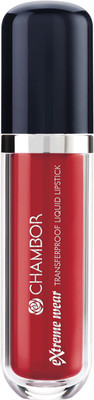 

Chambor Extreme Wear Transferproof Liquid Lipstick(Red Haute 432, 6 ml)