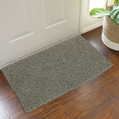 KUBER INDUSTRIES Microfiber Door Mat(Grey, Free)
